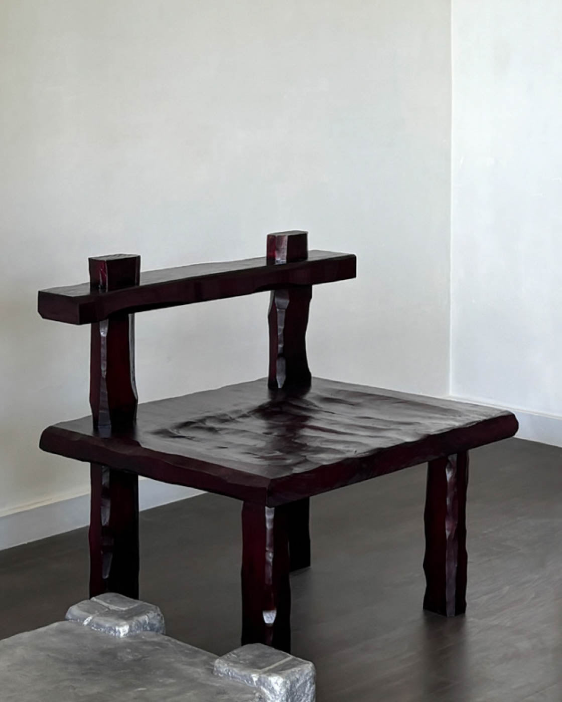 Sculpting Archetypes Low Chair Material Tulipwood
