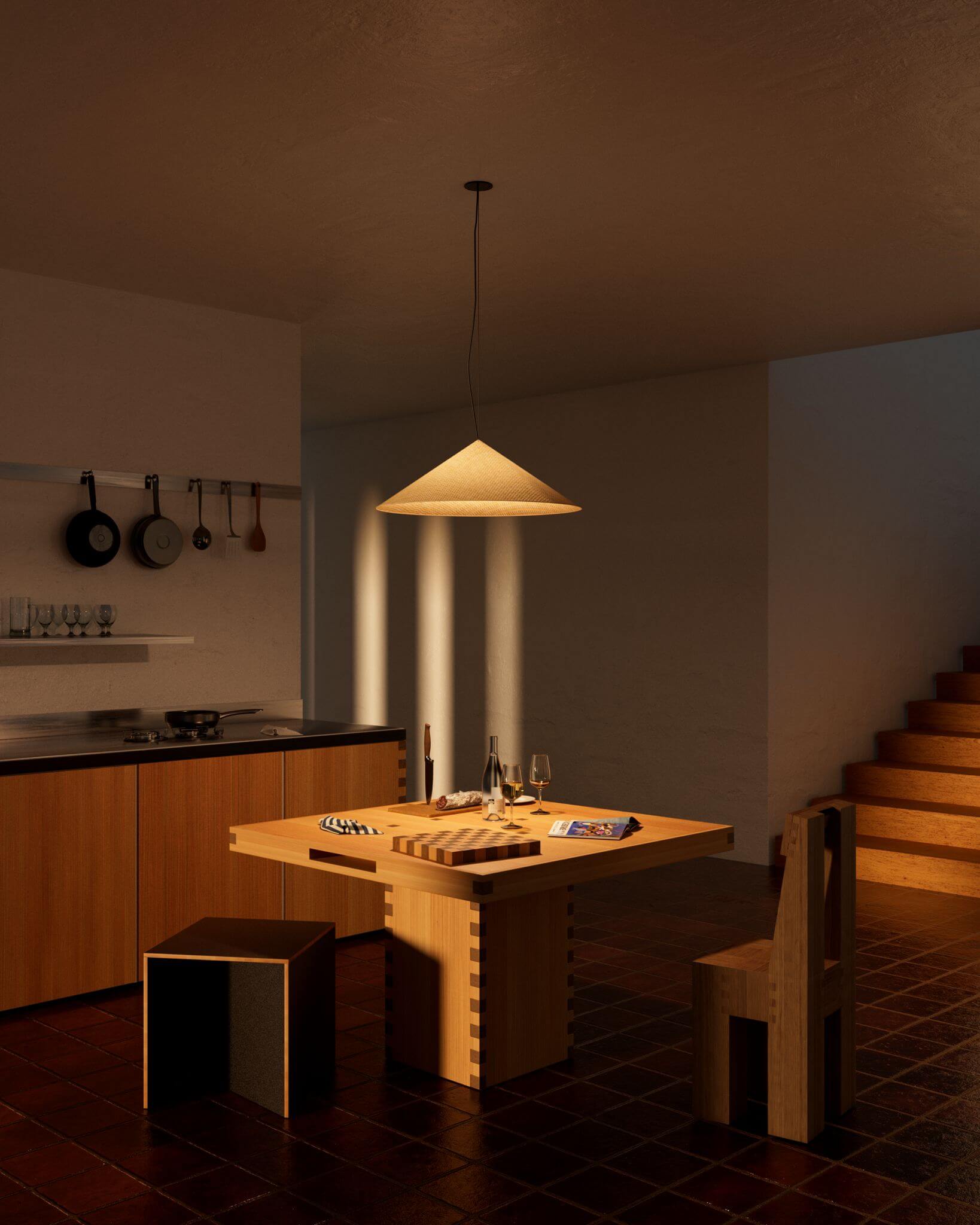 Sobremesa - Chess Dining Table